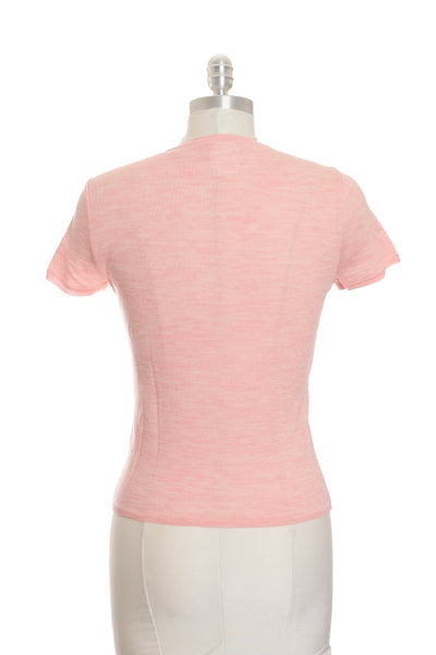 Chanel Vintage Pink Wool Top