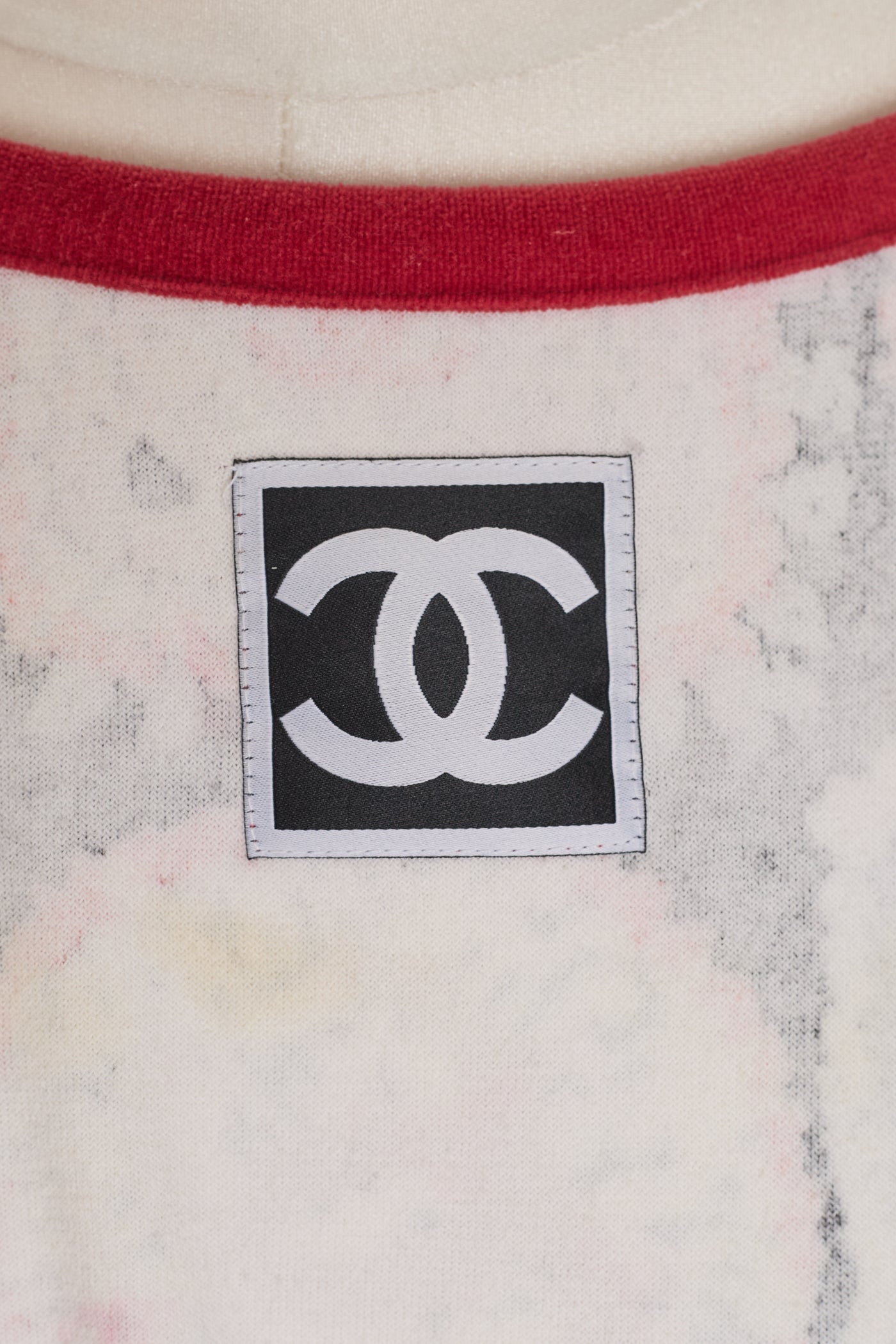 Chanel Logo Velvet Zip Jacket