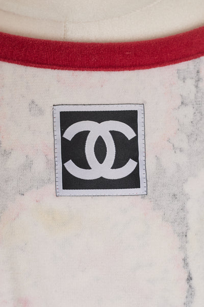 Chanel Logo Velvet Zip Jacket