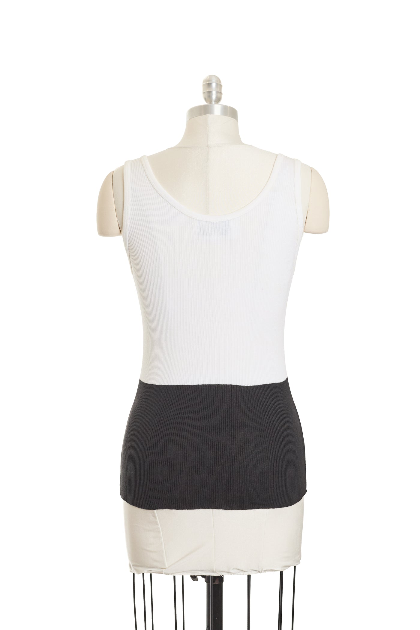 Chanel Vintage XXL CC Colorblock Tank Top