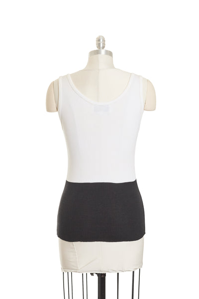 Chanel Vintage XXL CC Colorblock Tank Top