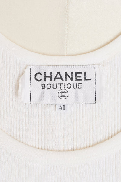 Chanel Vintage XXL CC Colorblock Tank Top