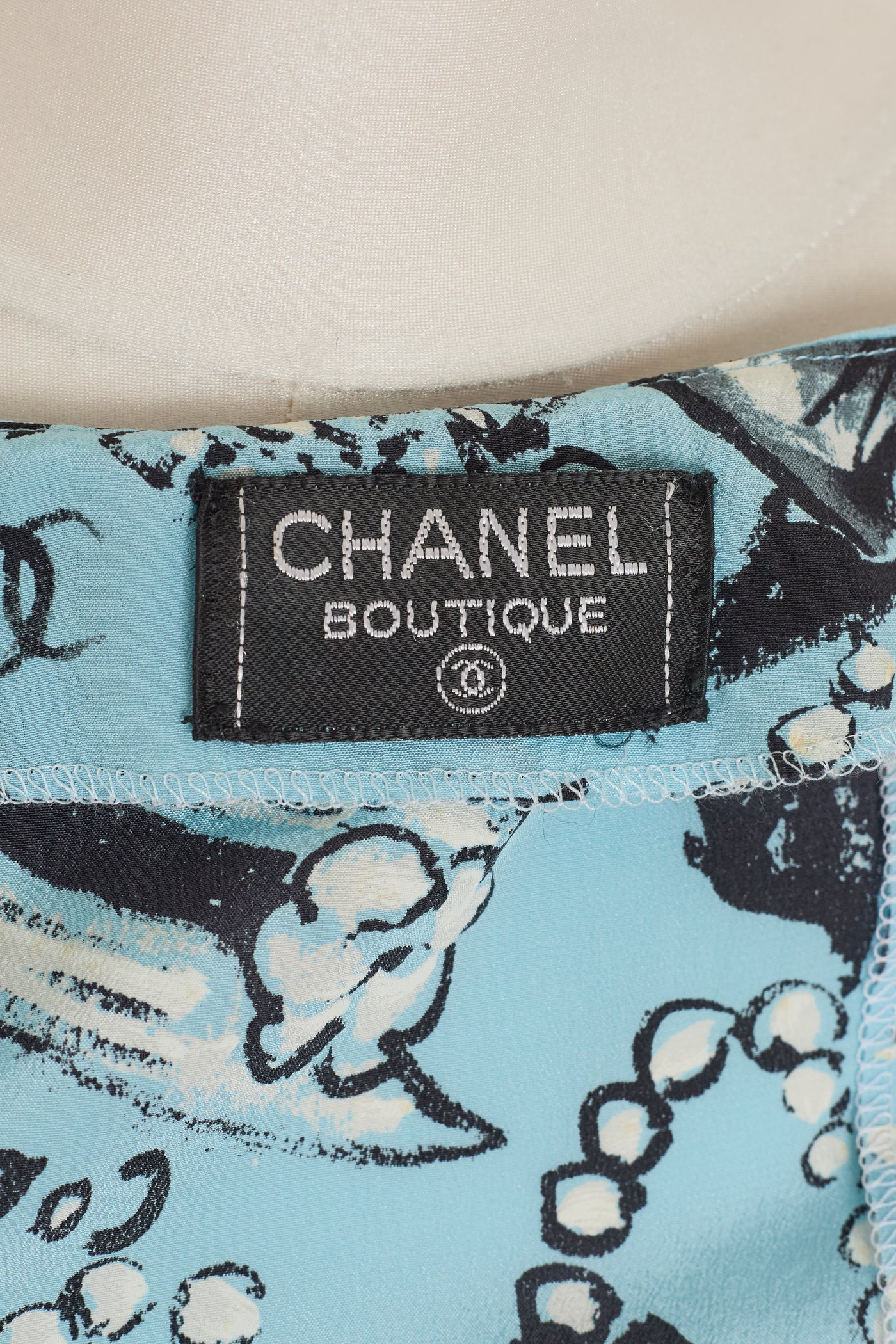 Chanel 1993 Runway Print Icons Tank