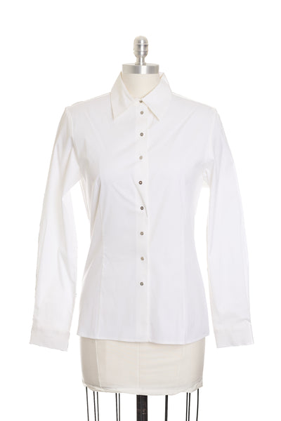 Celine Vintage White Button Up