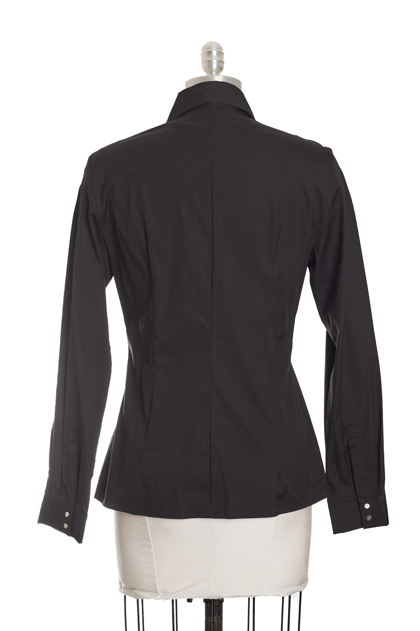 Celine Vintage Black Button Up