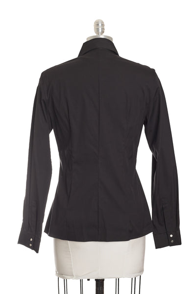 Celine Vintage Black Button Up
