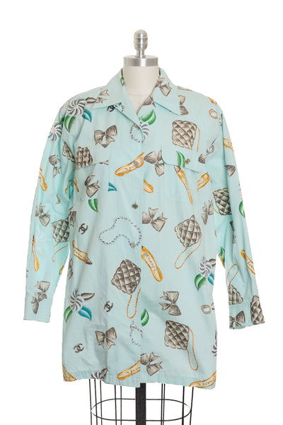 Chanel 1996 SS Runway Icons Button Up