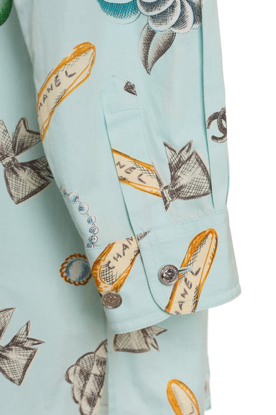 Chanel 1996 SS Runway Icons Button Up