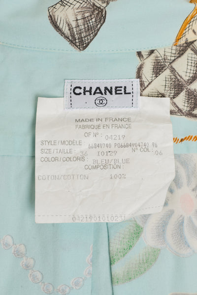 Chanel 1996 SS Runway Icons Button Up