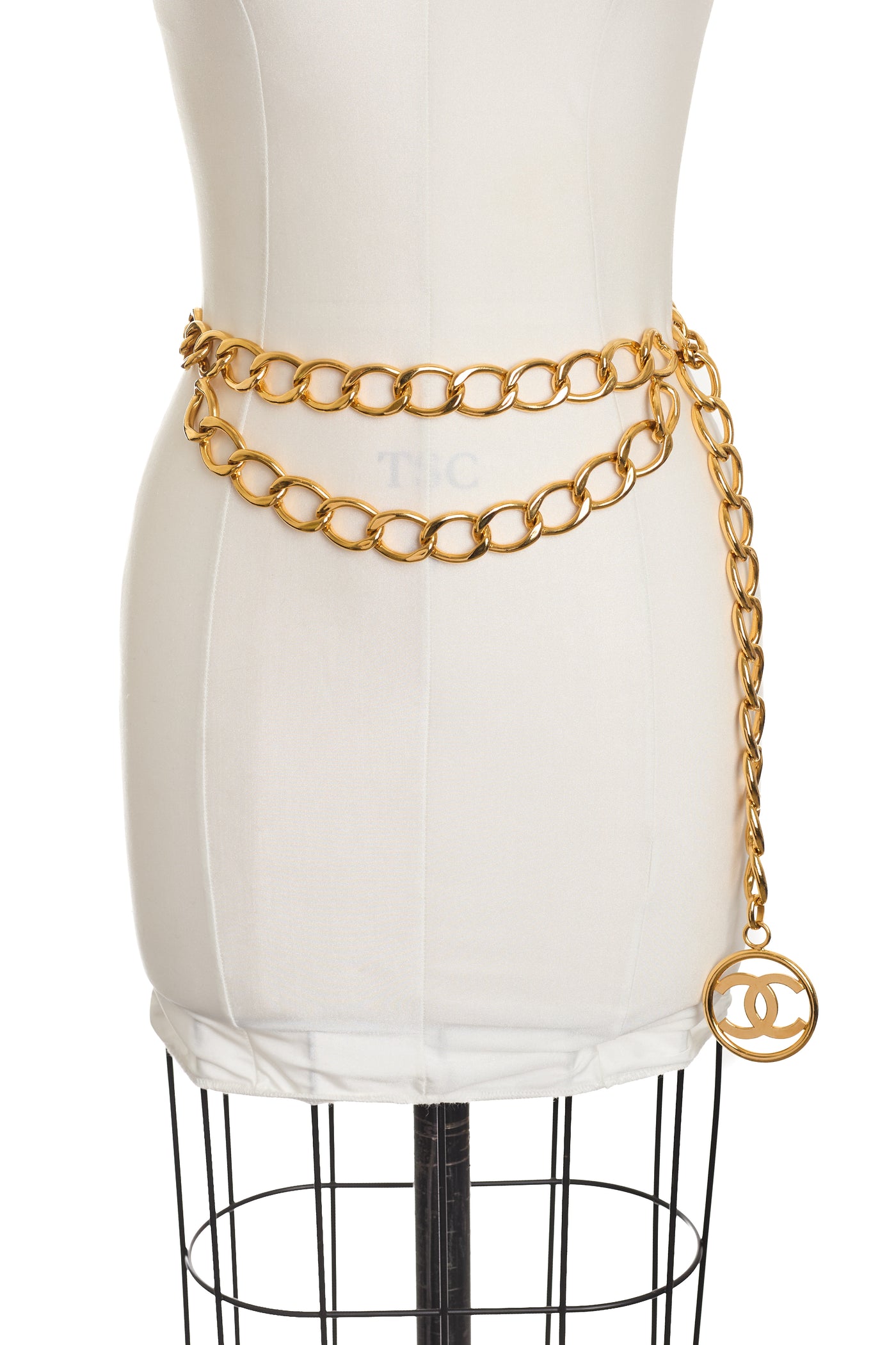 Chanel Vintage Double CC Chain Belt 92
