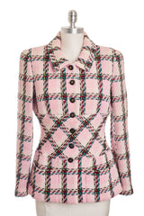 Chanel Vintage 1995 SS Barbie Runway Pink Tweed Jacket
