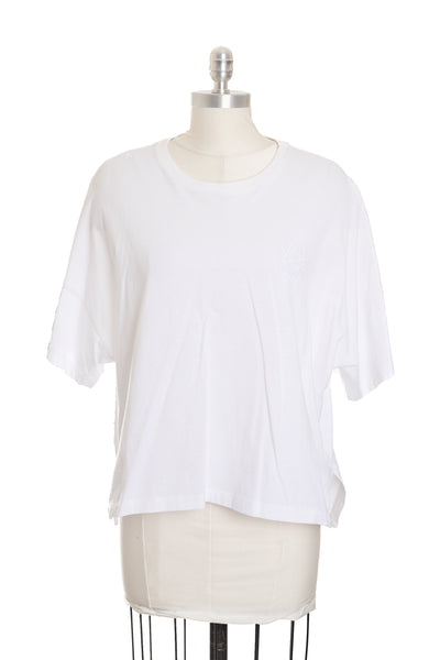 Loewe White Cotton Logo T-Shirt