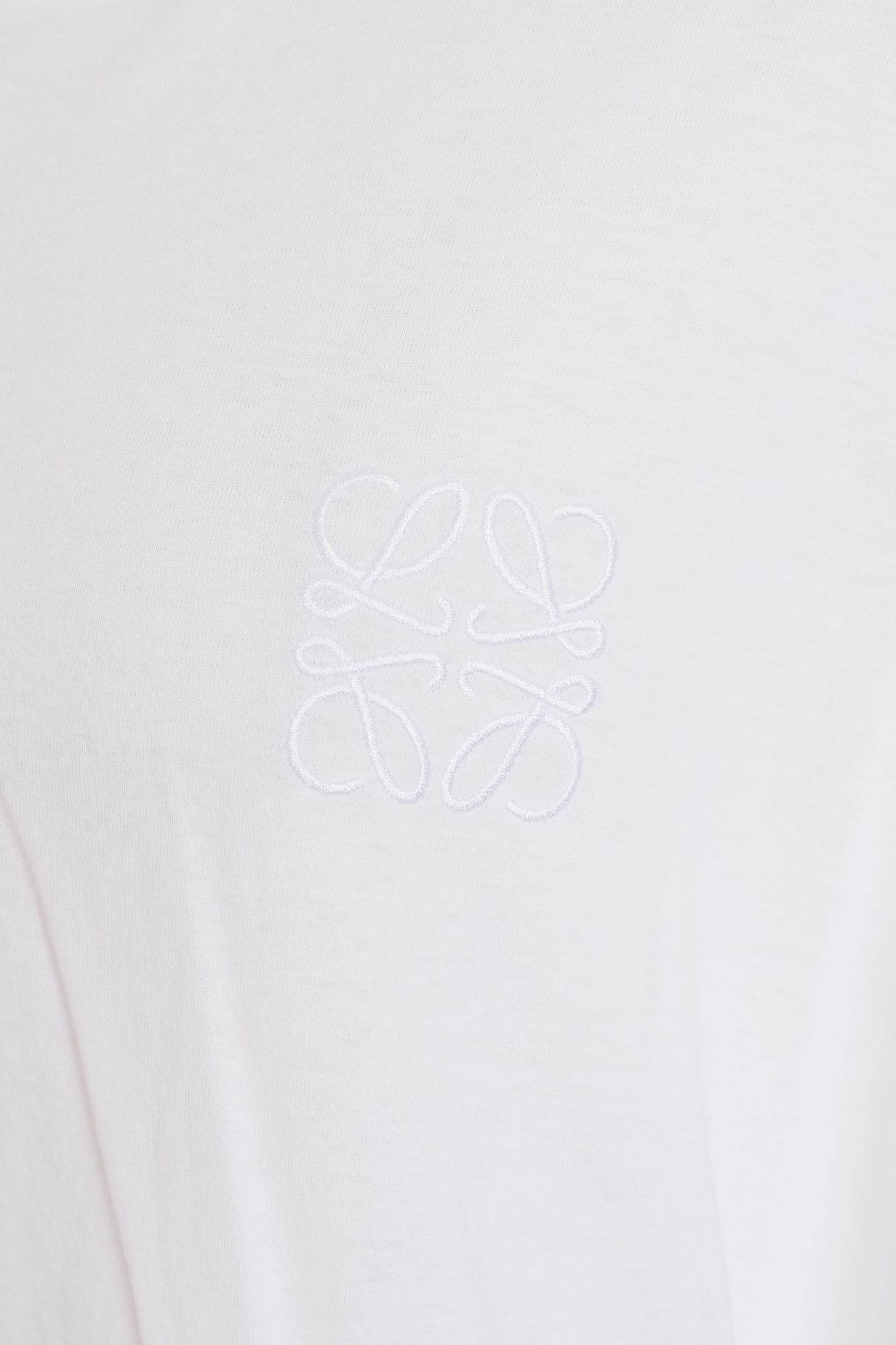 Loewe White Cotton Logo T-Shirt