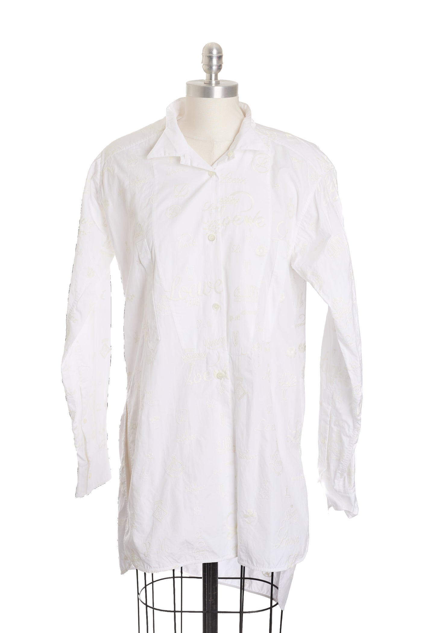 Loewe Million Logo Button Up Dress