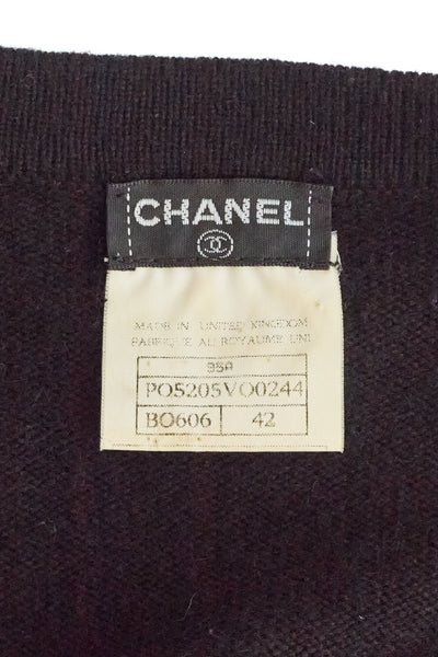 Chanel Vintage Two Tone Cardigan