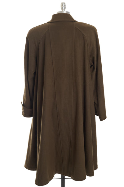 Chanel Vintage Green Cashmere Coat