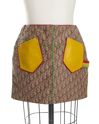 Christian Dior Vintage Rasta Skirt