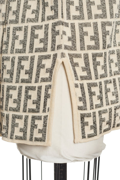 Fendi Vintage Cream Zucca Sweater