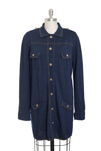 Chanel Denim Motif Sweater