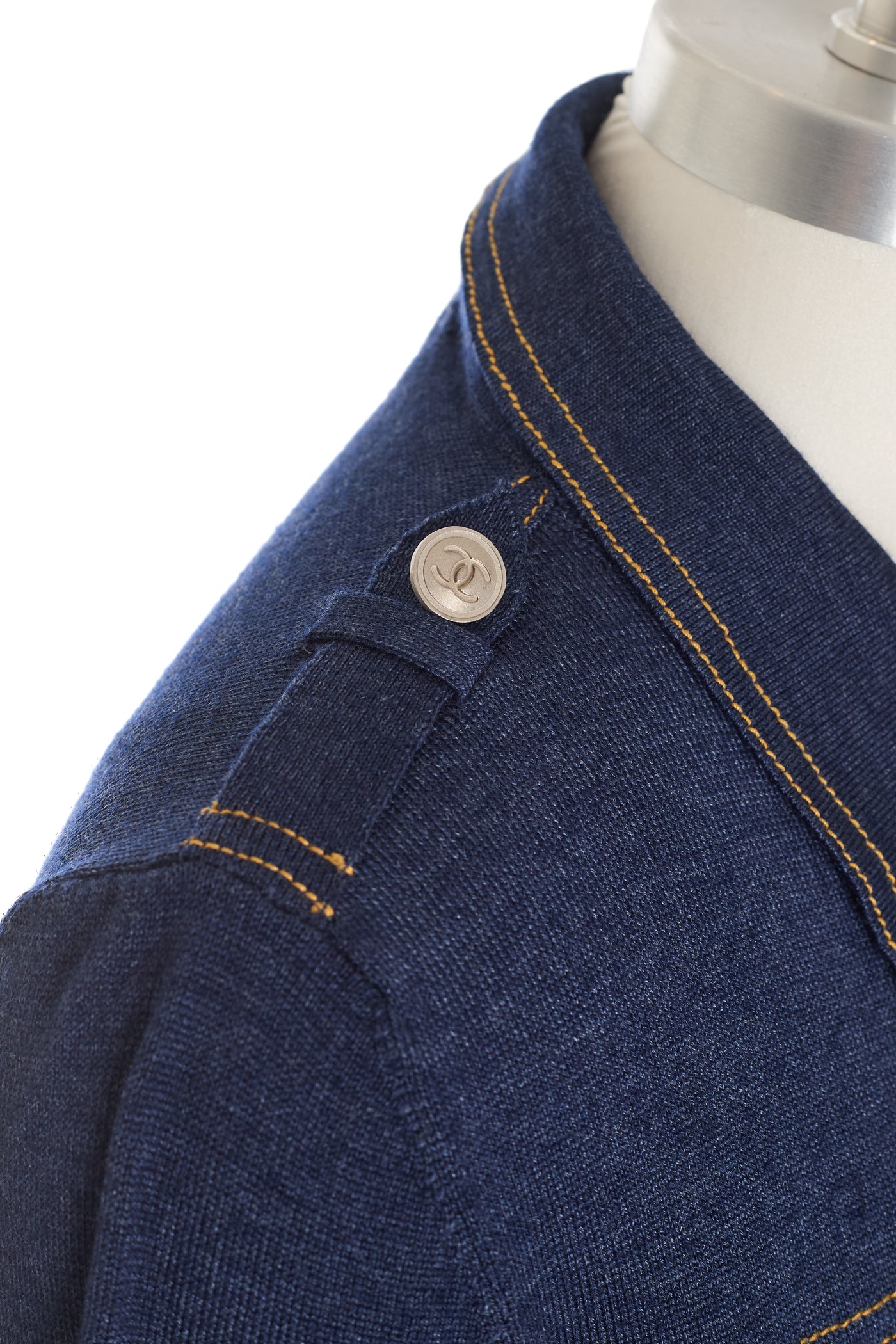Chanel Denim Motif Sweater