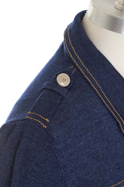 Chanel Denim Motif Sweater