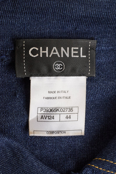 Chanel Denim Motif Sweater