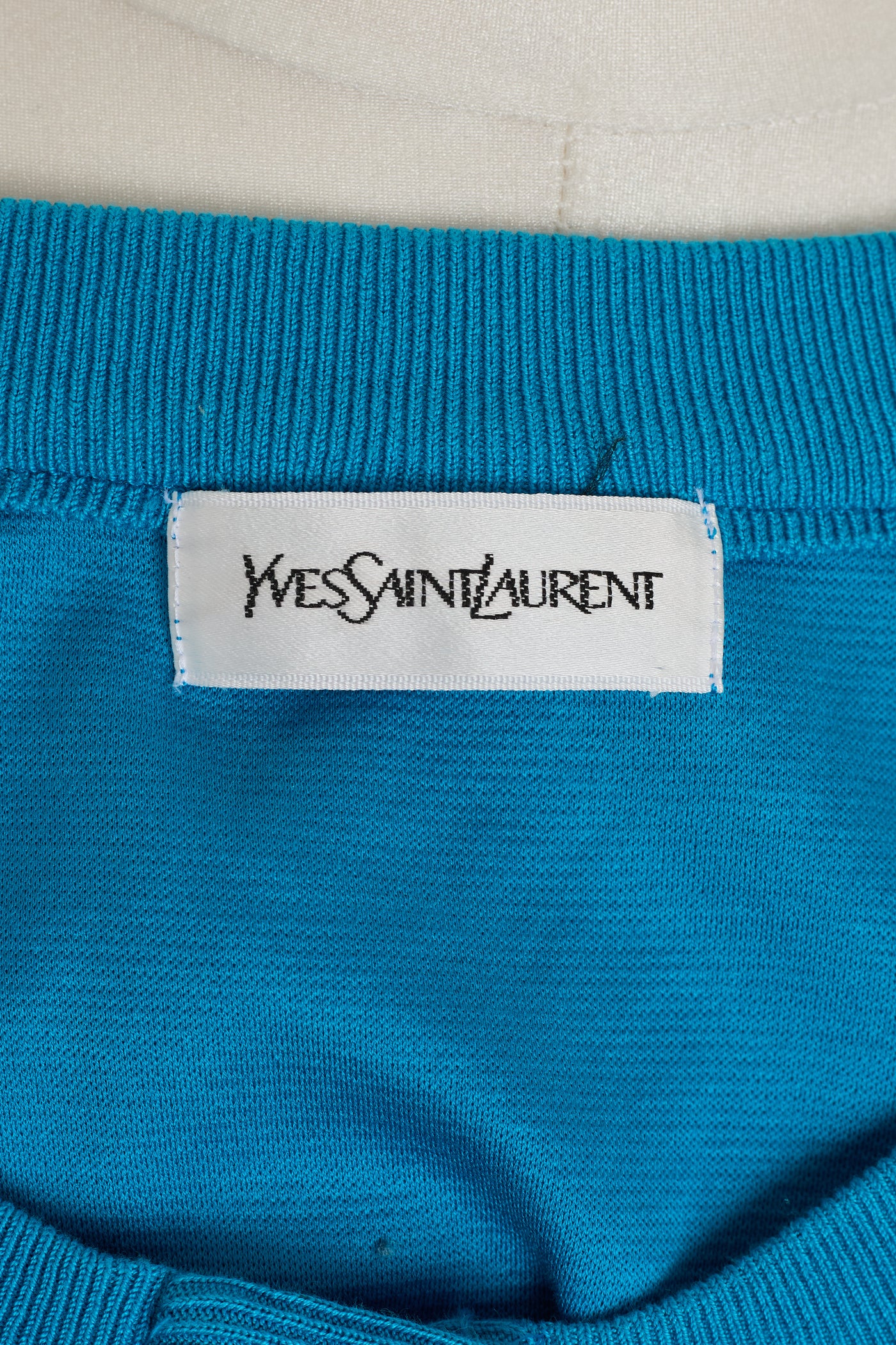 Saint Laurent Vintage Blue Cardigan