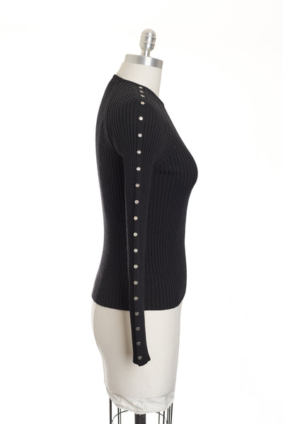 Celine Vintage Macadam Stud Knit Sweater