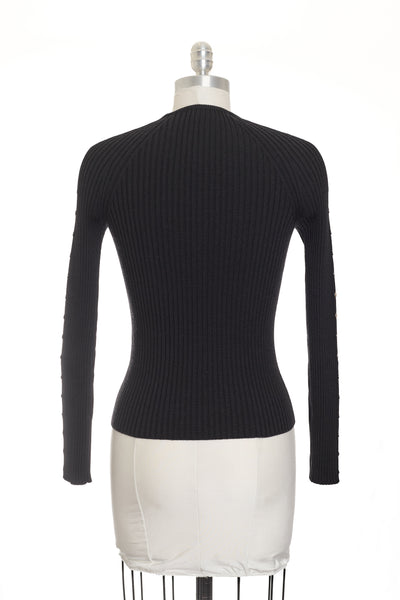 Celine Vintage Macadam Stud Knit Sweater