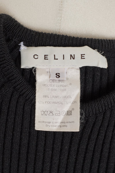 Celine Vintage Macadam Stud Knit Sweater
