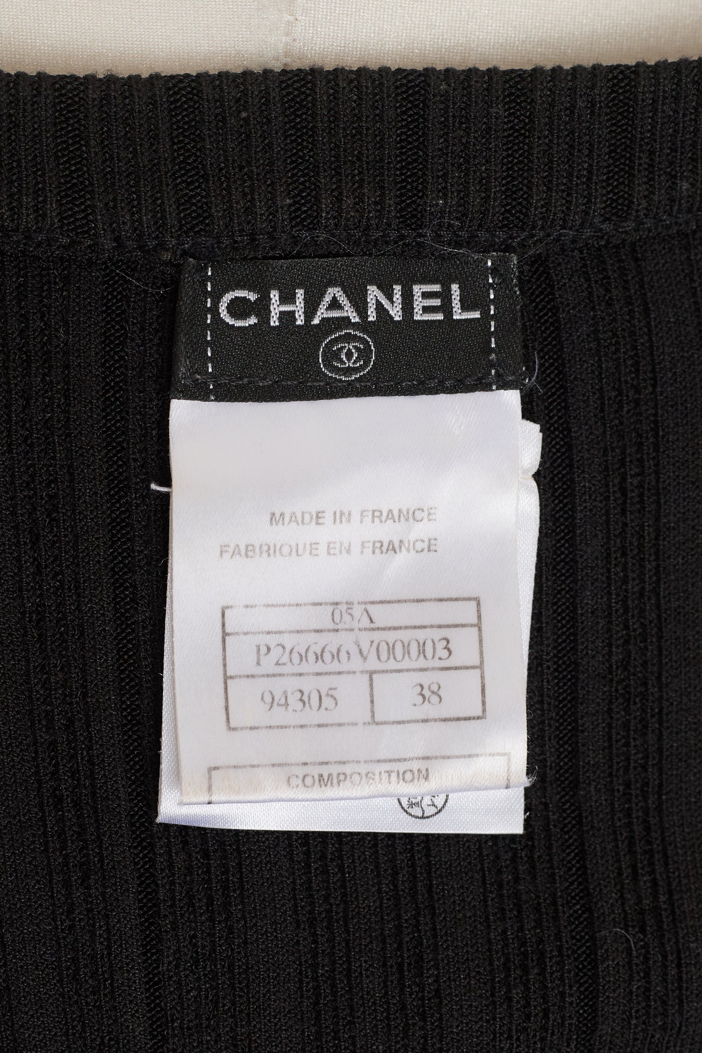Chanel Camellia Flower Knit CC Long Sleeve
