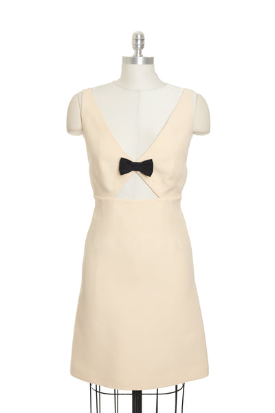 Miu Miu Cream Bow Dress
