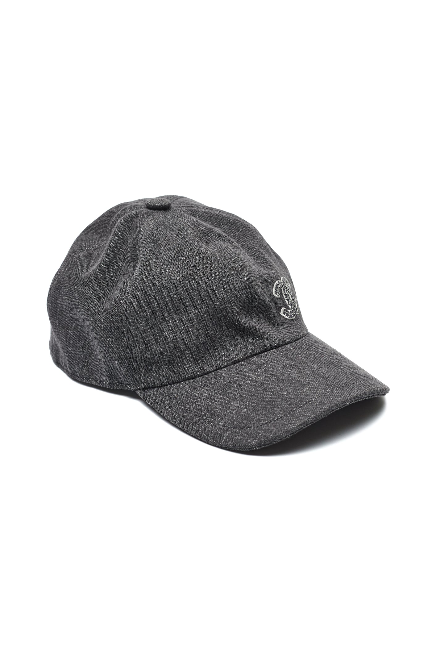 Chanel Black Denim CC Baseball Cap