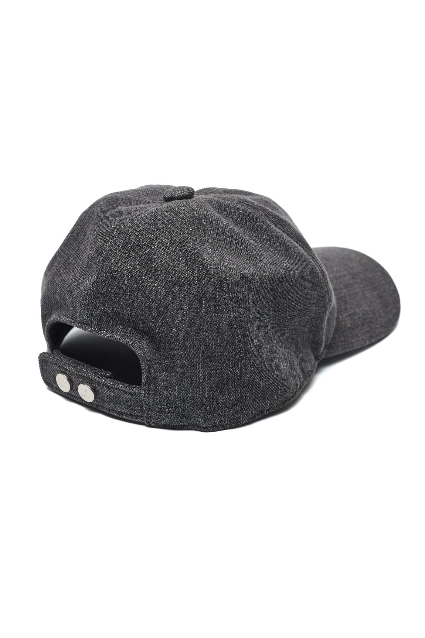 Chanel Black Denim CC Baseball Cap