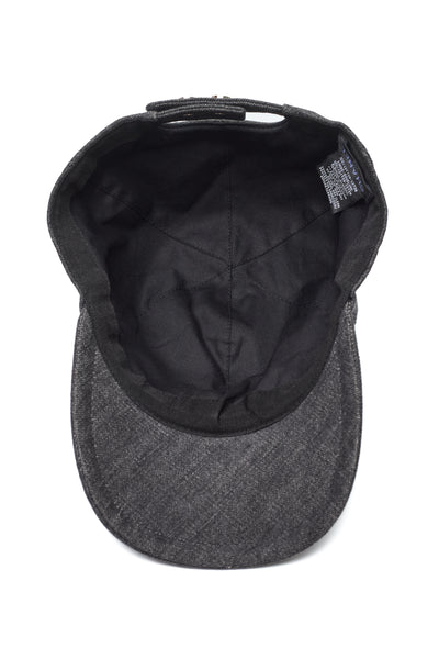Chanel Black Denim CC Baseball Cap
