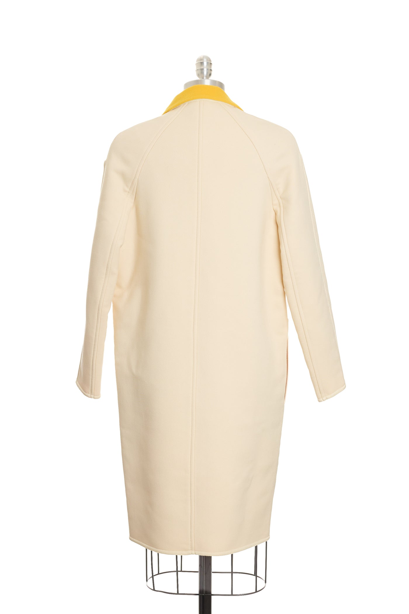 Hermes Cream Wool and Cashmere Coat