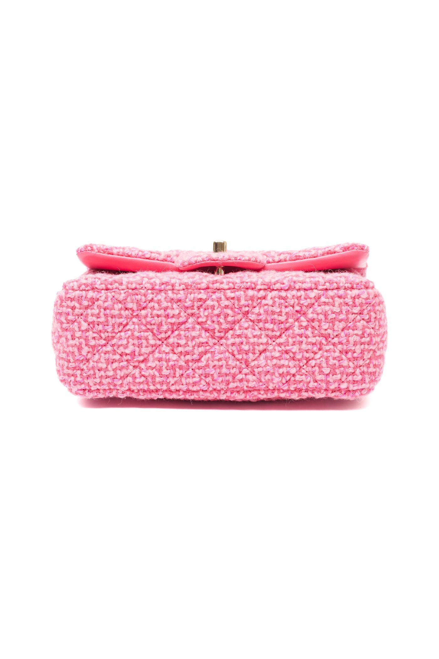 Chanel Multicolor Pink Tweed Rectangular Mini