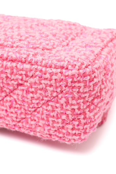 Chanel Multicolor Pink Tweed Rectangular Mini