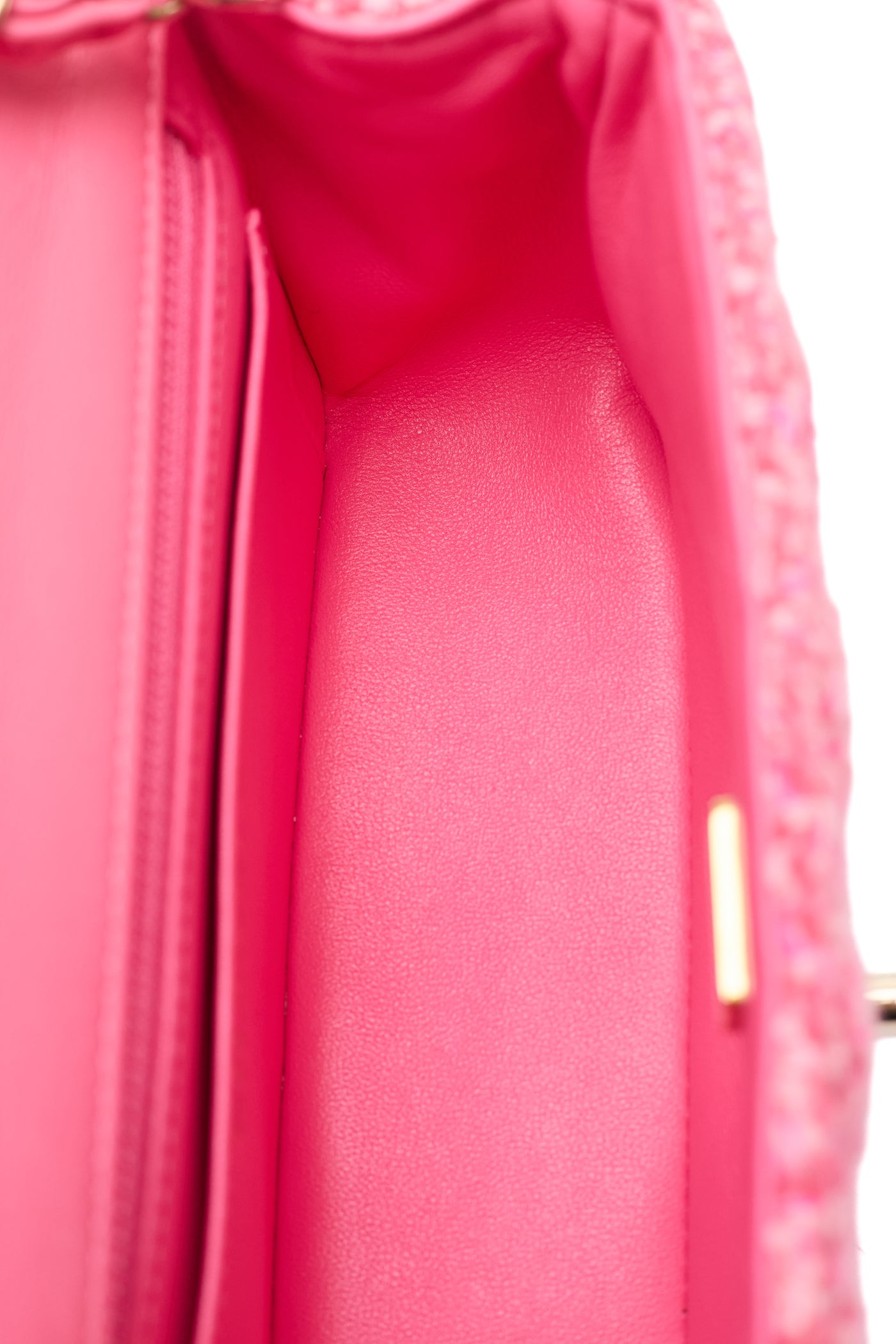 Chanel Multicolor Pink Tweed Rectangular Mini