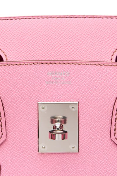 Hermes Bubblegum Epsom Leather PHW Birkin 30