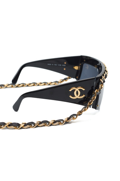 Chanel Rare Vintage 1993 FW Runway Chain Around Sunglasses