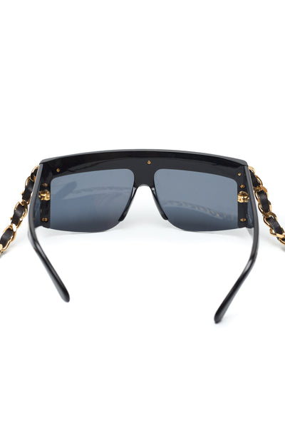 Chanel Rare Vintage 1993 FW Runway Chain Around Sunglasses