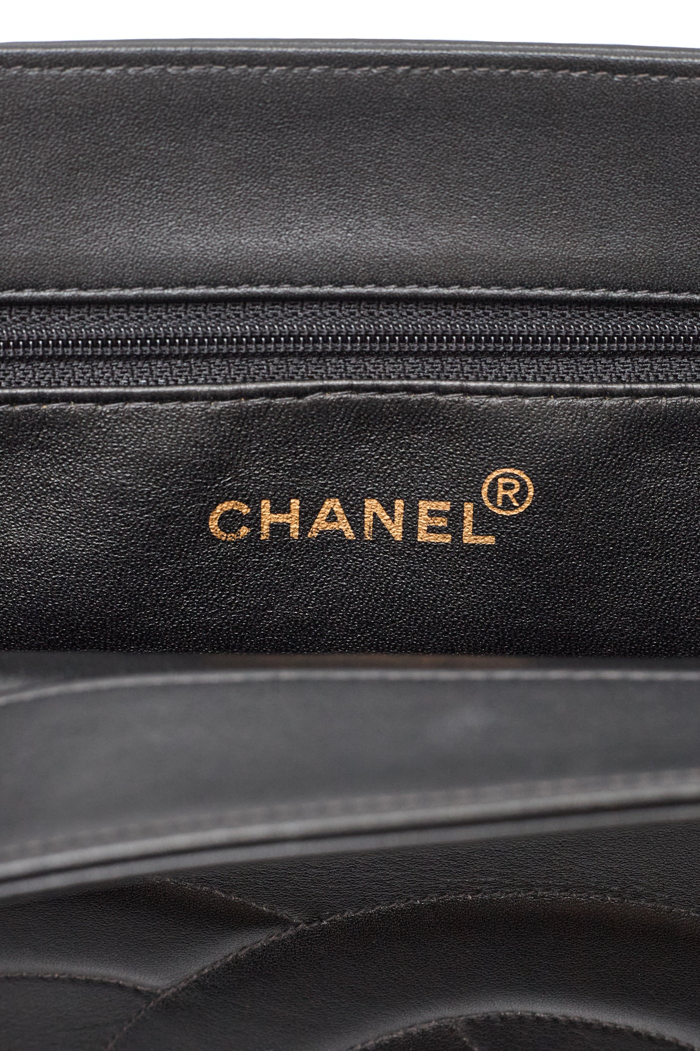 Chanel Vintage Black Calfskin CC Tote Bag
