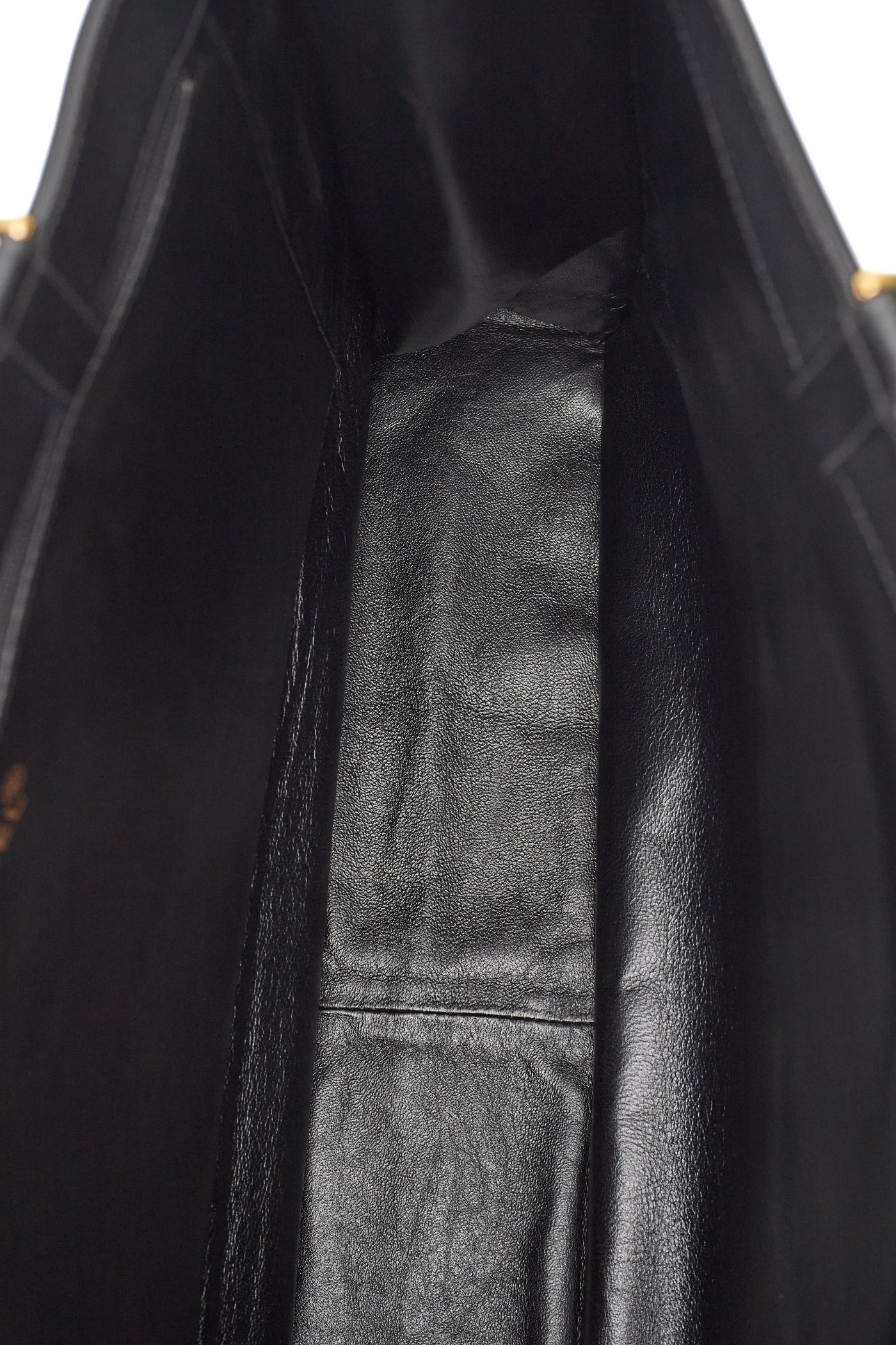 Chanel Vintage Black Calfskin CC Tote Bag