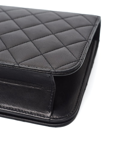Chanel Vintage Black Lambskin Full Flap