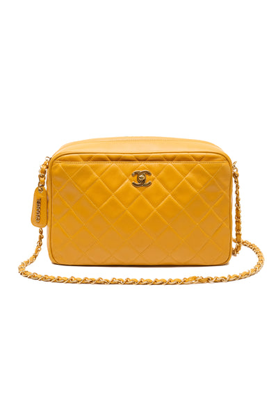 Chanel Vintage Marigold Lambskin Camera Bag
