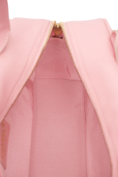 Chanel Vintage Sakura Pink Caviar CC Mini Boston Bag