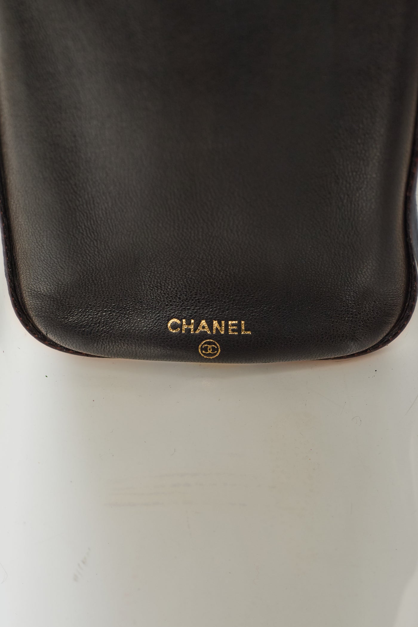 Chanel Vintage 1995 SS PVC and Lambskin CC Clutch