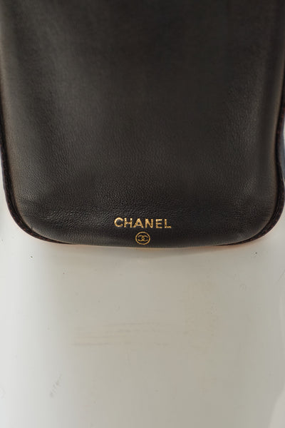 Chanel Vintage 1995 SS PVC and Lambskin CC Clutch