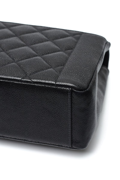 Chanel Rare Vintage Black Caviar Tall Diana